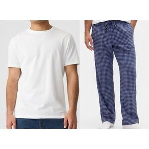 NWT Gap Men’s Flannel Pj Pants AND Shirt SET